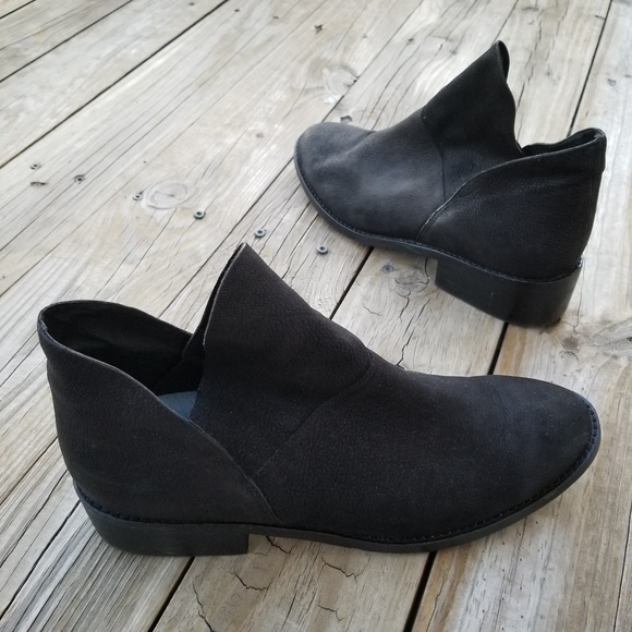 Eileen Fisher Vero Cuolo Nubuck Ankle Boots Bootie - Picture 3 of 8